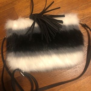 Bam Forever Furry Shoulder Bag